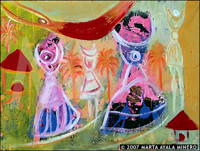 Five Women &nbsp;28" x 30" US $765