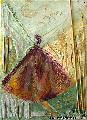 Purple Dancer &nbsp;20" x 30" US $785