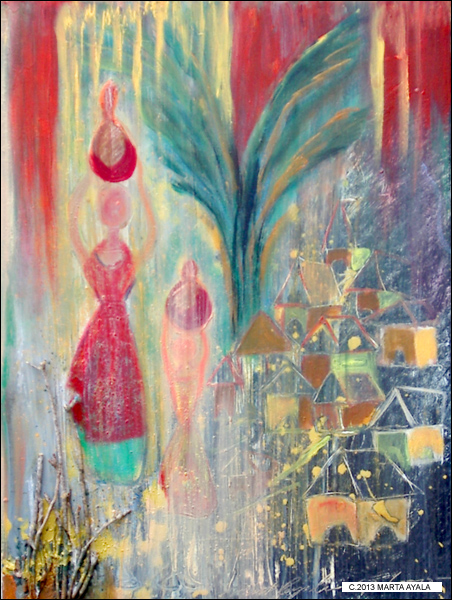 Puerta en Puerta No. 4  18" x 24"