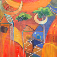 Dwellings   Oil on Canvas