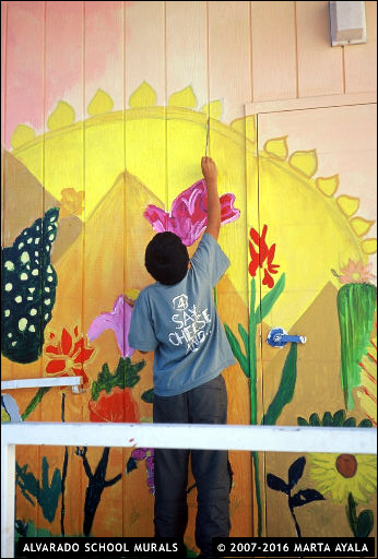 Alvarado School Murals – Marta Ayala Minero