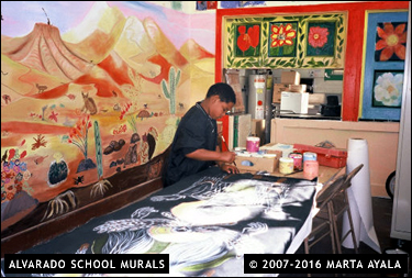 Alvarado School Murals – Marta Ayala Minero