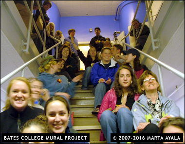 Marta Ayala Minero – Bates College Mural Project - Maine