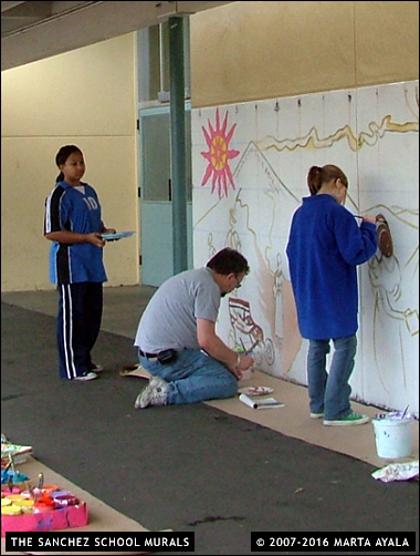 Marta Ayala Minero - Sanchez School Murals