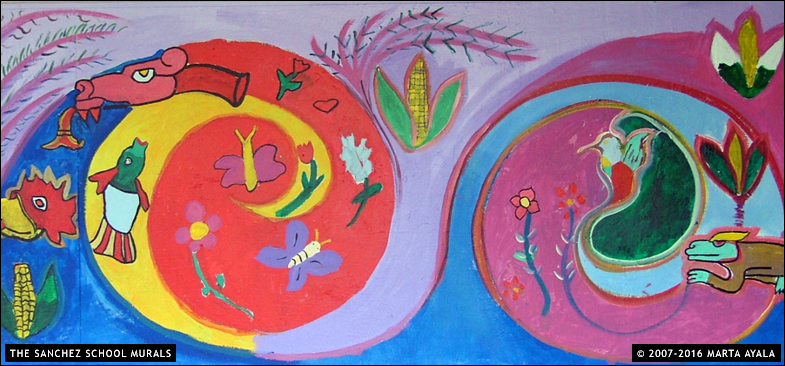 Marta Ayala Minero - Sanchez School Murals